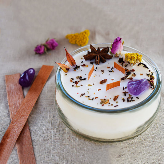 Astra Vanilla — Handmade Coconut Wax Candle with Wooden Wick